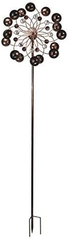 Garden Mile Venti Solar Powered Wind Spinner Ground Stake Garden Ornament view 3