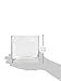 1 X 5 Clear Glass Square Vase 5x5x5