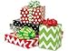 APPLE GREEN & WHITE CHEVRON STRIPE Gift Wrap Wrapping Paper - 16ft Roll