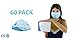 Face Masks Disposable for Kids, Mask Color Blue, Pediatric Dental Soft Earloop Mask 4 Ply Child Face Mask Mouth Cover Procedural Mask 60PCS by RellQ