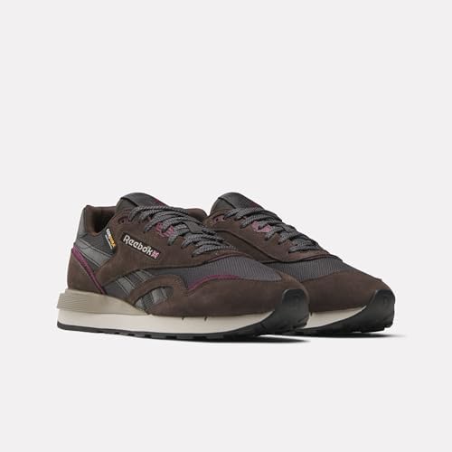 Zapatillas clásicas unisex de nailon 89, color negro lavado/negro cereza, talla 37,5 EU, Washed Black Black Cherry, 37.5 EU