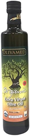 Olivamed Organic Extra Virgin Olive Oil, 500 mL, 2 pack