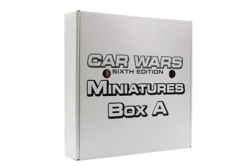 Steve Jackson Games Car Wars Miniatures Box A Red/Yellow Strategy Game Accessory