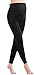 Foucome Women's Over The Belly Super Soft Support Maternity Leggings Gray&Black