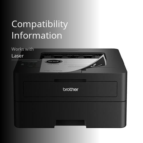 Brother HL-L2460DW Wireless Compact Monochrome Laser Printer with Duplex, Mobile Printing, Black & White Output | Includes Refresh Subscription Trial(1), Works with Alexa