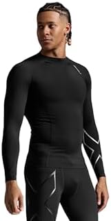 Amazon.com: 2XU Mens Ignition Comp Long Sleeve Large Black/Silver