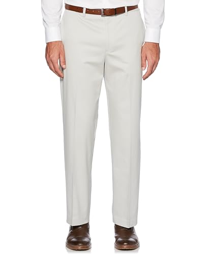 Savane Men's Flat Front Stretch Ultimate Performance Chino Pants with Expandabl…