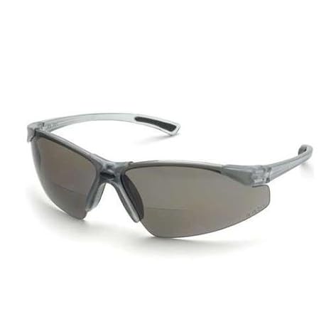 Elvex RX-200 Bifocal Hard Coated Polycarbonate Lens, +3.0 Diopter, Gray by Elvex