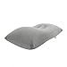 Super Thick Flocking Fabric Inflatable Pillow Portable Travel Pillow Grey