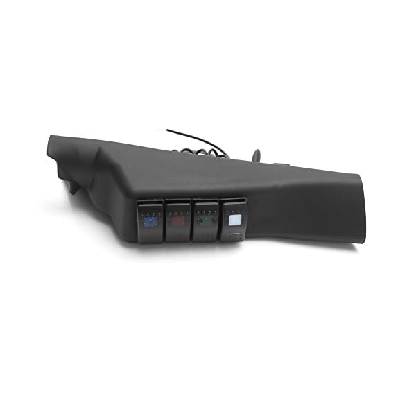 Rupse-A-Pillar-4-Switch-Panel-Pod-Kit-Left-Mount-for-Jeep-Wrangler-JK-2007-2016