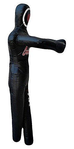 Celebrita MMA Punching Bag Grappling Dummy - Standing - hands on chest MMA362 Vinyl-Black 70" Up to 55kg/121 lb