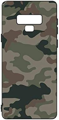 Mioc Samsung Galaxy Note 9 Black Case, Luxury Personality 3D Scrub Embossed Painted Pattern Soft TPU Silicone Sleeve Ultra-thin Shock Absorbing Back Shell, Camouflage