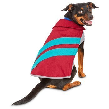 Good2Go Red/Blue Nylon Reflective Dog Sport Coat/ Jacket~SMALL~