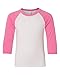 Next Level Youth 3/4-Sleeve Raglan Tee