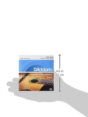 image for D'Addario EJ83L Gypsy Jazz Acoustic Guitar Strings, Ball End, Light, 1