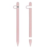 Apple Pencil 1st Generation Case Holder TOOVREN Silicon iPad Pro Pen Cover with Stylus Cap Holder and Protective Nib Cover for iPad Air iPad Mini iPad Pro 9.7'' 10.5'' 12.9'' Pencil Pink