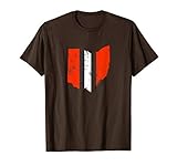 Ohio Cleveland Stripe Football Fan T-Shirt