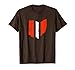 Ohio Cleveland Stripe Football Fan T-Shirt