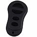 KEYGUARDZ Black Rubber Keyless Entry Remote Key Fob Skin Cover Protector