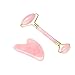 Jade Roller,Gua Sha,Speesun Gua Sha Board and Gua Sha Scraping Tool, 100% Natural Healing Stone,Facial Your Health Tools (Pink)