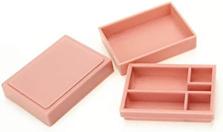 Oce180anYLV Dollhouse Miniature Decor Bento Lunch Box Models Kids Pretend Play Toy Gift - Random Color