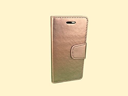 iPhone 6 Plus/6S Plus Leather Wallet Cases with Kickstand by BlueWeigh (Gold Plus)