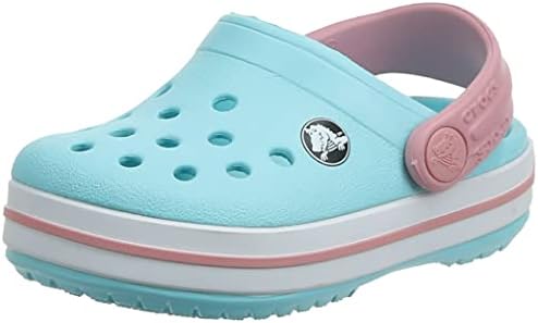 crocs ice blue white
