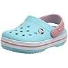 Crocs Kids' Crocband Clog , Ice Blue/White, 5 Big Kid Crocs Kids' Crocband Clog , Ice Blue/White, 5 Big Kid