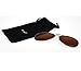 Jaky Retro Polarized Glasses Clip on Flip up Classic AVIATOR Mens&Womens Sunglasses