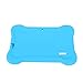 iRULU Universal Shockproof Rugged Silicone Protective Rubber Anti-Slip Back Case Cover for 7 inch Android Tablet PC with Dual Cameras - Blue