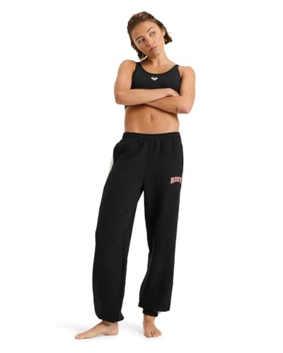 Roxy Pantalon Taille élastique Essential Energy Jogger Femme Noir S