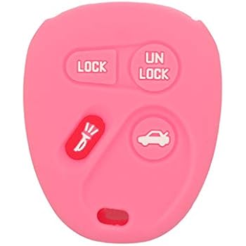 SEGADEN Silicone Cover For Honda 4-Button Remote Key Fob – Pink, Fits 2003-2013 Models
