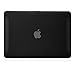 TopCase Rubberized Black Hard Case Cover for Macbook White 13