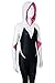 Newdong Adult Spider-Verse Spider-Gwen Gwenom Spandex Zentai Jumpsuit Cosplay Costume Outfit