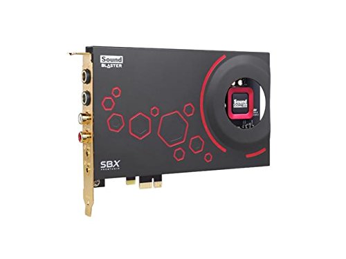 Creative Sound Blaster ZxR PCIe 124dB SNR Sound Card with Desktop Audio Control Model 70SB151000000