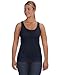 Anvil Ladies Ringspun Tank, NAVY, Large