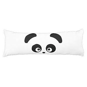 Love Panda Body Pillow Case Cotton Decorative Pillow Cover Long