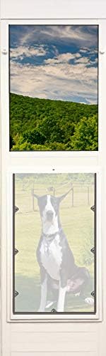 Security Boss Giant Breed Patio Pet Door Large 15 x 28 Flap Insert for Sliding Doors 70-99" Track Heights