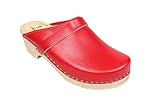 Lotta From Stockholm Swedish Clogs : Classic Clog in Red Leather