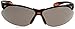 Harley-Davidson HD1201 Safety Glasses with Black Frame and TSR Gray Tint Hardcoat Lens