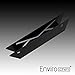 Mail Holder Metal Desktop Letter Shape Cutout Holder with Wall Mounts File Stand Organizer Keep Neat for Office Home School (Black, 8.5