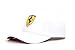 Ferrari White Quilt Stitch Hat Cap Formula 1