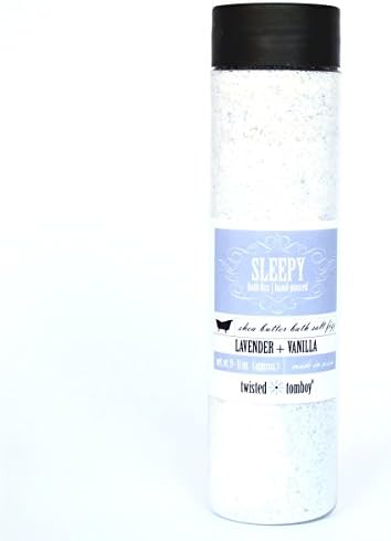 Lavender+Vanilla Shea Butter Bath Salt Fizz (Think 'Bath Bomb' In A Bottle!) Lush, Nourishing, Natural, Moisturizing &amp; Detoxing W/ Epsom, Sea Salts &amp; Replenishing Oils BEST SELLER!