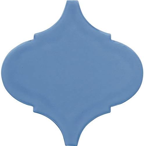 Allen Roth 5 Pack Pearl 6 In X 6 In Ceramic Wall Tile Blue