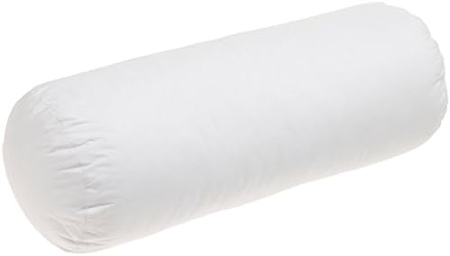 KC Newpoint Neckroll / Cervical / lumbar Pillow Pairs, White, 100-Percent Cotton Fabric 6 by 16