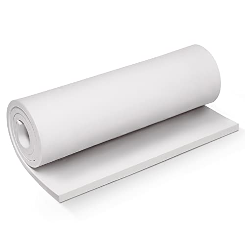 White Foam Sheets Roll, Premium Cosplay EVA Foam Sheet 8mm Thick,13.9