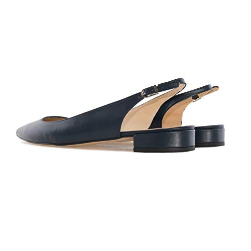 slingback flats closed toe