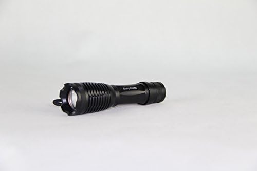 SharpGrass LED Flashlight Rechargeable XM-L2 T6 , Portable, Zoomable, 5 Light Modes, 10W, Charger Included, Water Resistant Camping Torch, LED Tactical Handheld Flashlight
