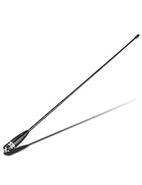 Antena telescópica Nagoya NA 771R VHF UHF (144 430 MHz) de 16 pulgadas, SMI a hembra, NA 771 15.6" (40 cm) VHF UHF