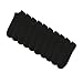 David Archy Men's 10 Pack Basic Low Cut Cotton Socks (10-13, Black/ Basic)